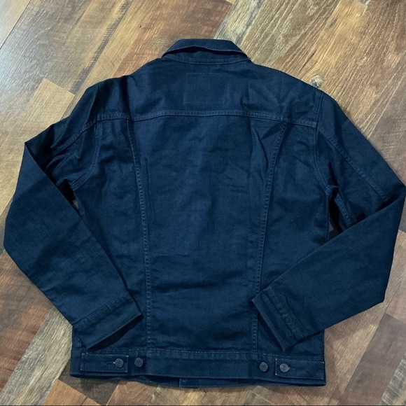 Levi’s Men’s Dark Wash Type III Trucker Denim Jacket - Size Large - Picture 6 of 6
